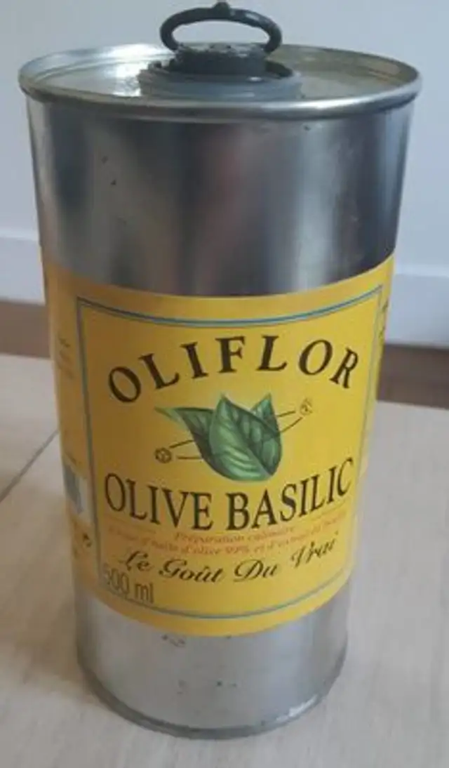 Oliflor Basil Extra Virgin Olive Oil - 17 FL Oz