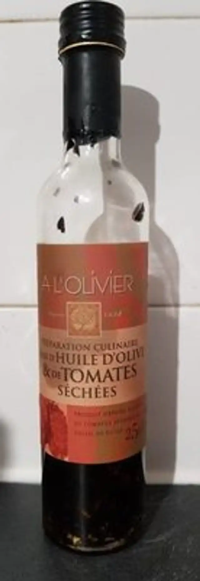 huile d'olive et tomates séchées