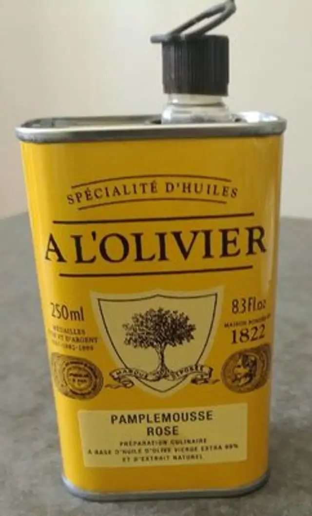 Huile d olive pamplemousse rose