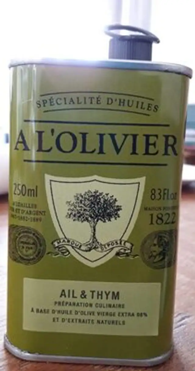 Bid. Groen Olijfolie Look & Thym