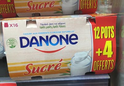 Yaourt Danone sucré