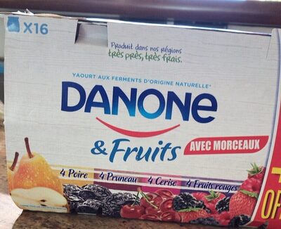 Yaourt brassé sucré aux fruits