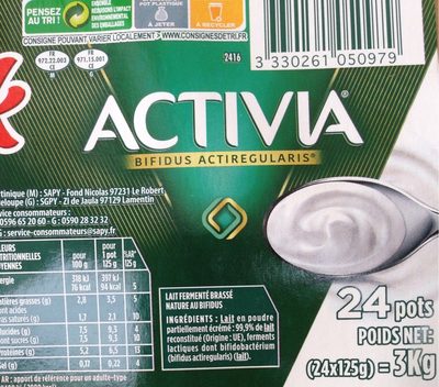 Activia en martinique
