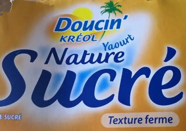Yaourt nature sucré