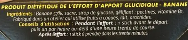 Booster ingredients label