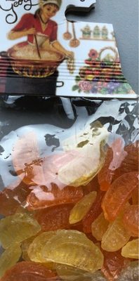 Bonbons parfum orange et citron front packaging