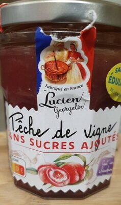 Confiture pêche de vigne SANS SUCRES AJOUTÉS