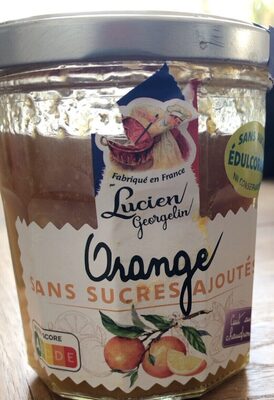Orange sans sucres ajoutés front packaging