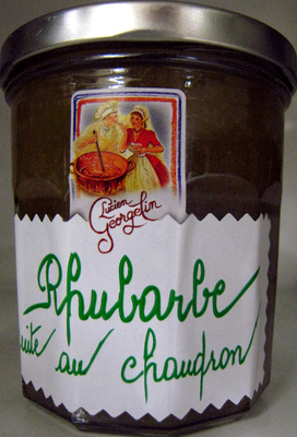 Rhubarbe cuite au chaudron