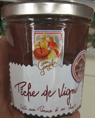 Pêche de vigne front packaging