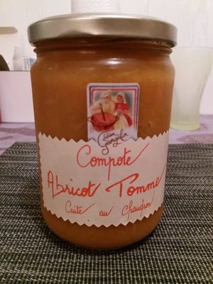 Compote Pommes Abricot front packaging