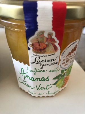 Confiture extra ananas citron vert