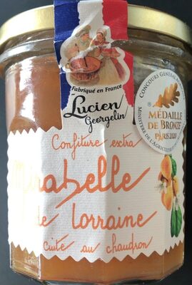 Confiture extra mirabelle de Lorraine  cuite au chaudron