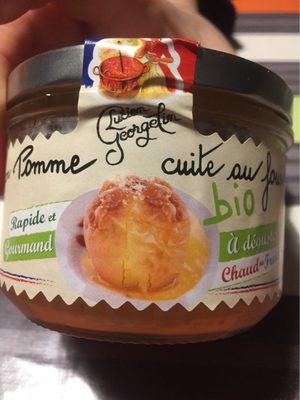 Pomme cuite au four front packaging