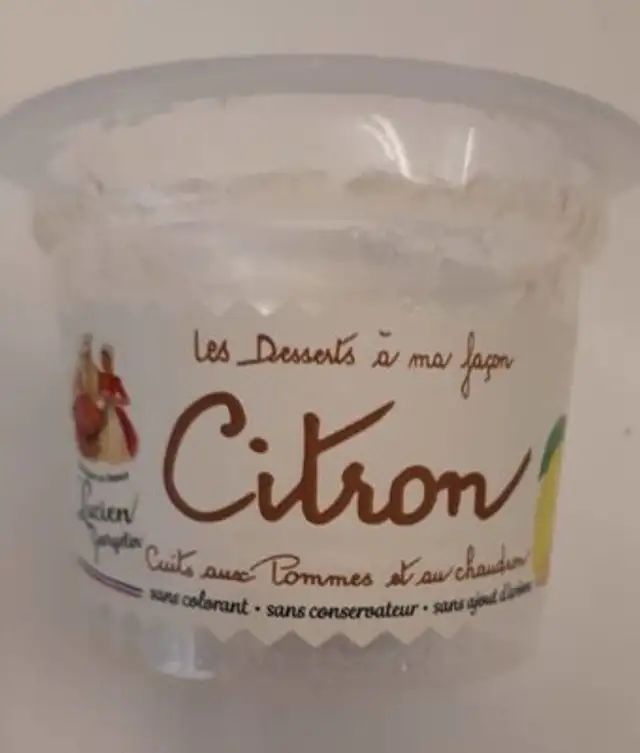Dessert de pommes citrons