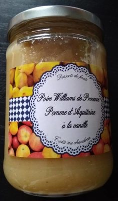 Poires de Provence Pommes à la vanille