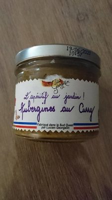 Aubergines au curry bio