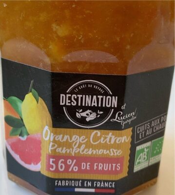 Confiture orange citron pamplemousse