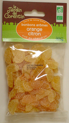 Bonbons arômes Orange Citron