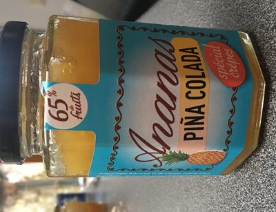 Confiture Ananas Pina Colada ingredients label