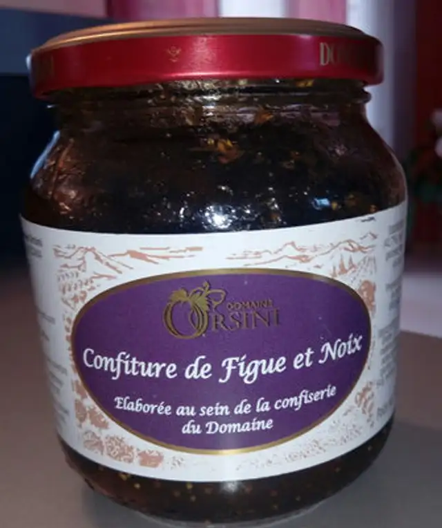 confiture de figues et noix front packaging