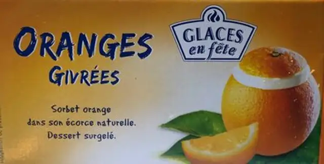 Oranges givrées