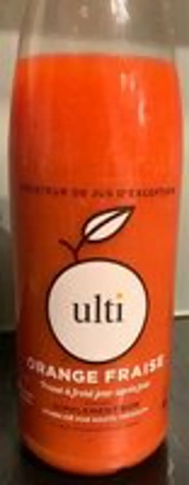 Jus orange fraise