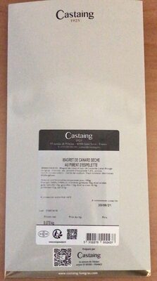 Le séché au piment d’espelette magret de canard