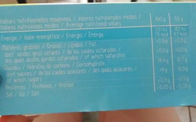Yeti maxijet nutrition facts table
