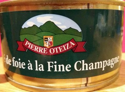 Pâté de foie à la fine champagne front packaging