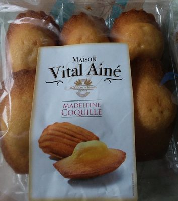 Madeleines forme coquille Maison Vital Aine x12