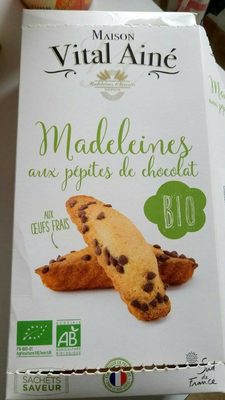 Madeleine longue bio front packaging