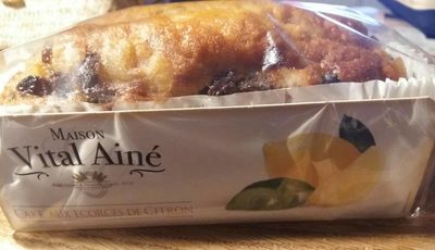 Cake aux écorces de citron