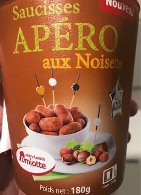 Saucisses apero aux noisettes