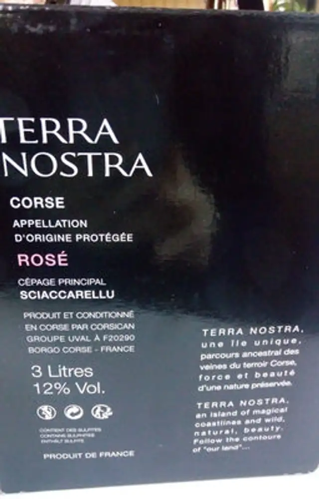 terra nostra ingredients label