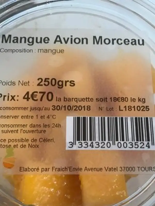 Mangue Avion Morceaux