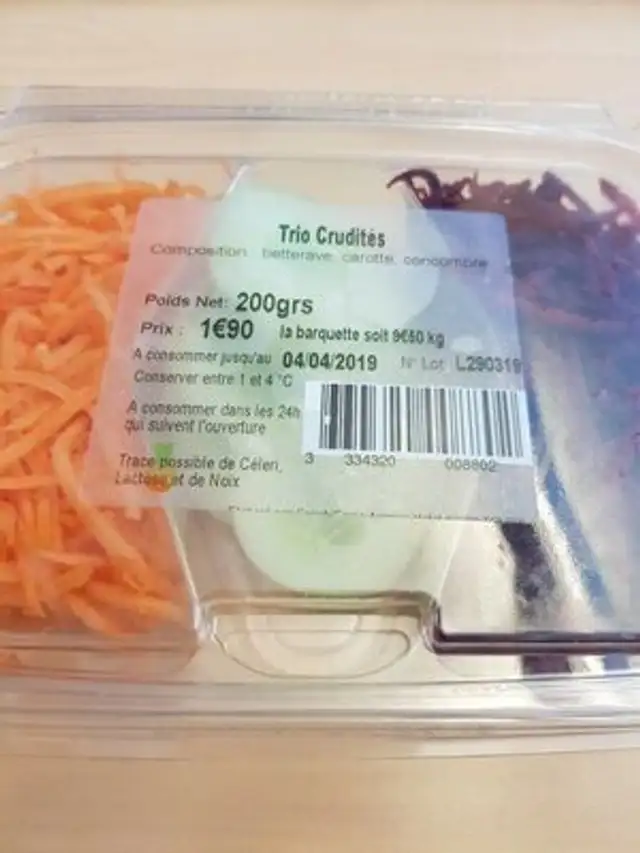 Trio Crudités