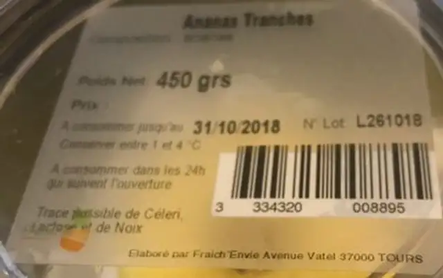 Ananas tranche