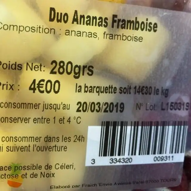 Duo Ananas framboise