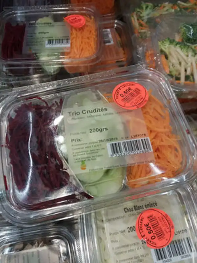 trio de crudités