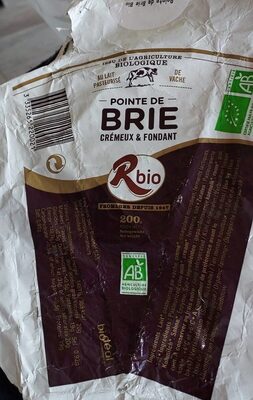 200G Pointe De Brie R. Bio front packaging