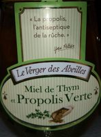 Miel de thym et propolis verte