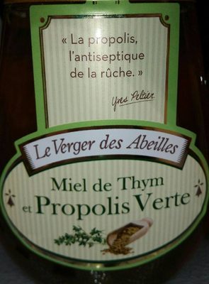 Miel de thym et propolis verte