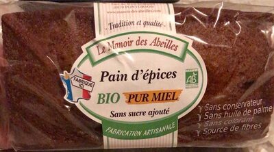 Pain d’épices Bio pur Miel