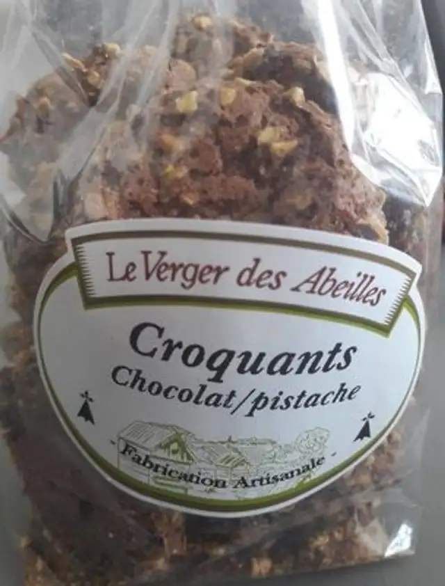 Croquants Chocolat pistache front packaging