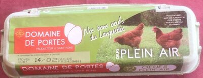 Oeufs de poules élevées en plein air