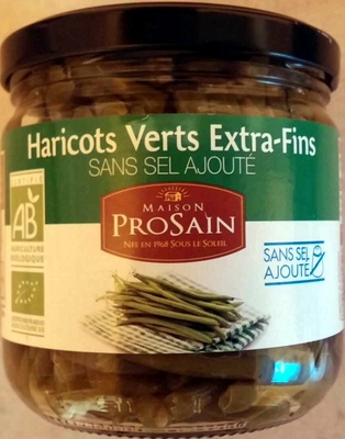 Haricots verts Extra Fins sans sel ajouté