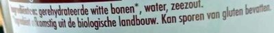 Haricots Blancs lingots ingredients label