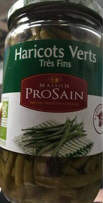 Haricots Verts Tres Fins front packaging