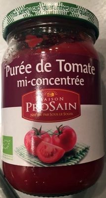 Purée De Tomate Mi Concentrée à15%